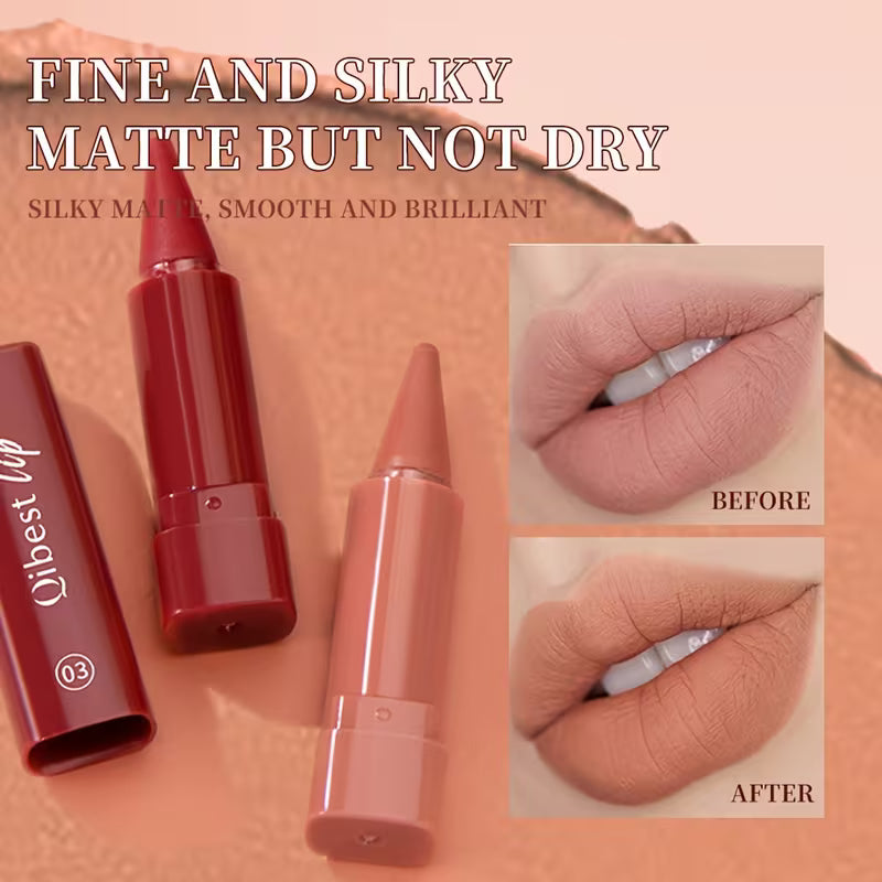 Easy-Color Rotating Matte Lipstick & Liner Pen.