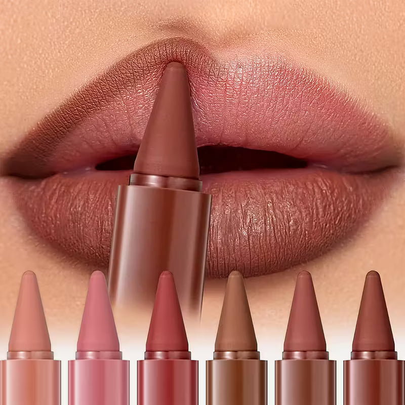 Easy-Color Rotating Matte Lipstick & Liner Pen.