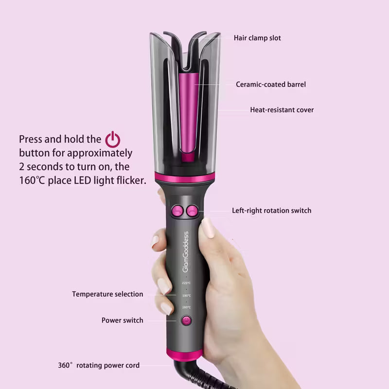 Electric Automatic Rotating Hair Curler.