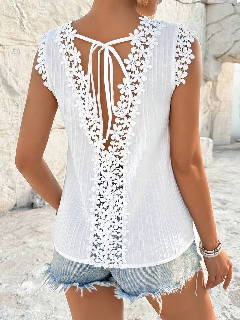 Elegant Backless Summer Tops.