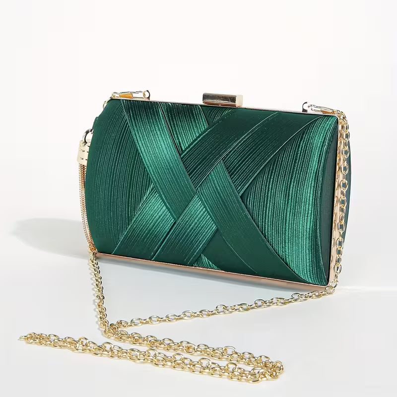 Elegant Braided Clutch Bag.
