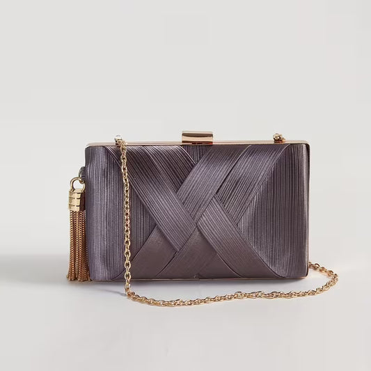 Elegant Braided Clutch Bag.