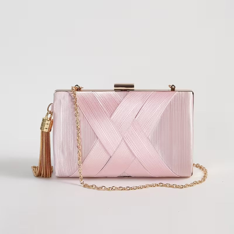 Elegant Braided Clutch Bag.