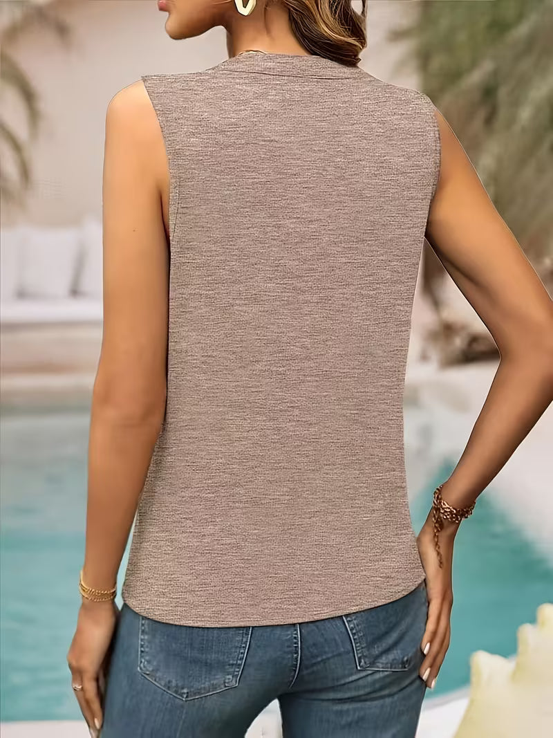 Elegant Casual to Formal Summer Ruched Hem Tops.