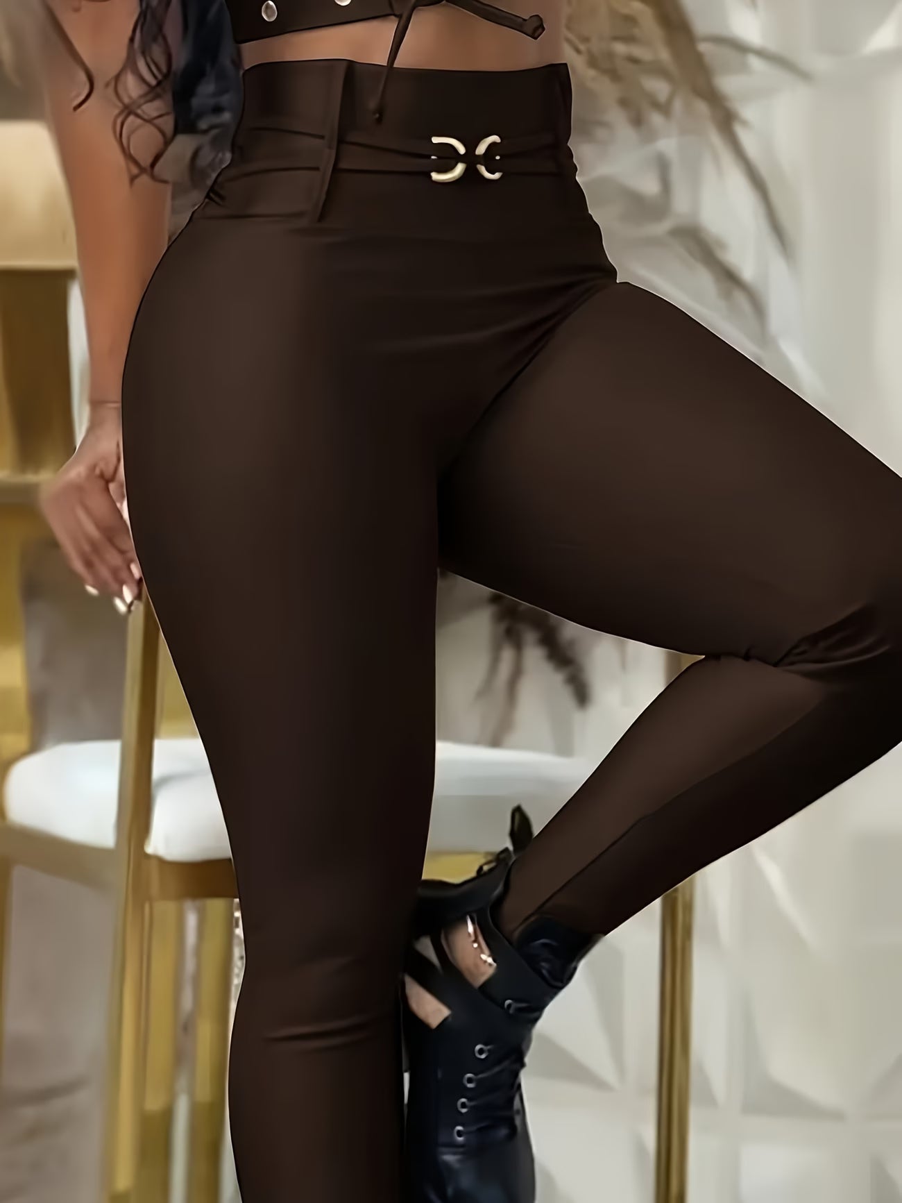 Elegant Chiffon Flared Pant.