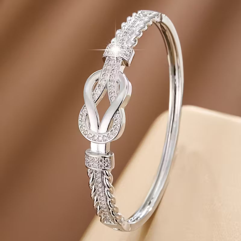 Elegant Cubic Zirconia Bracelet.