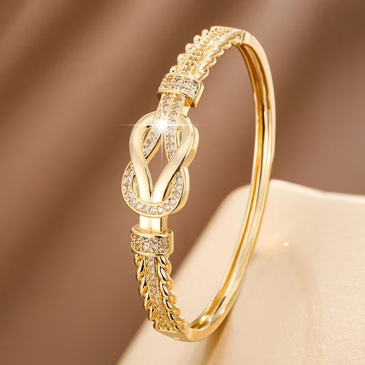 Elegant Cubic Zirconia Bracelet.