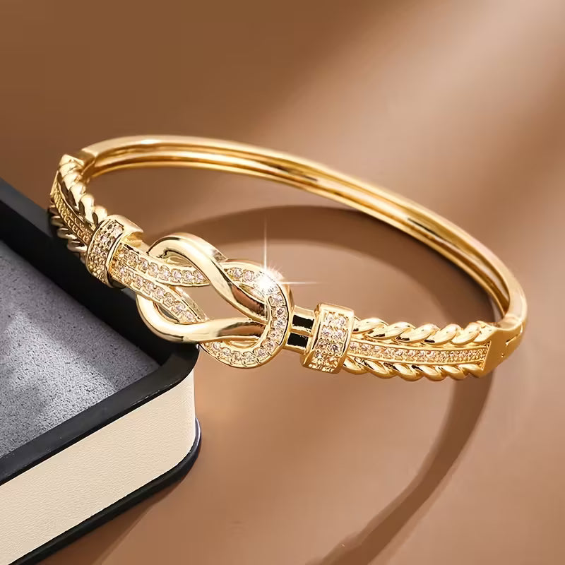 Elegant Cubic Zirconia Bracelet.