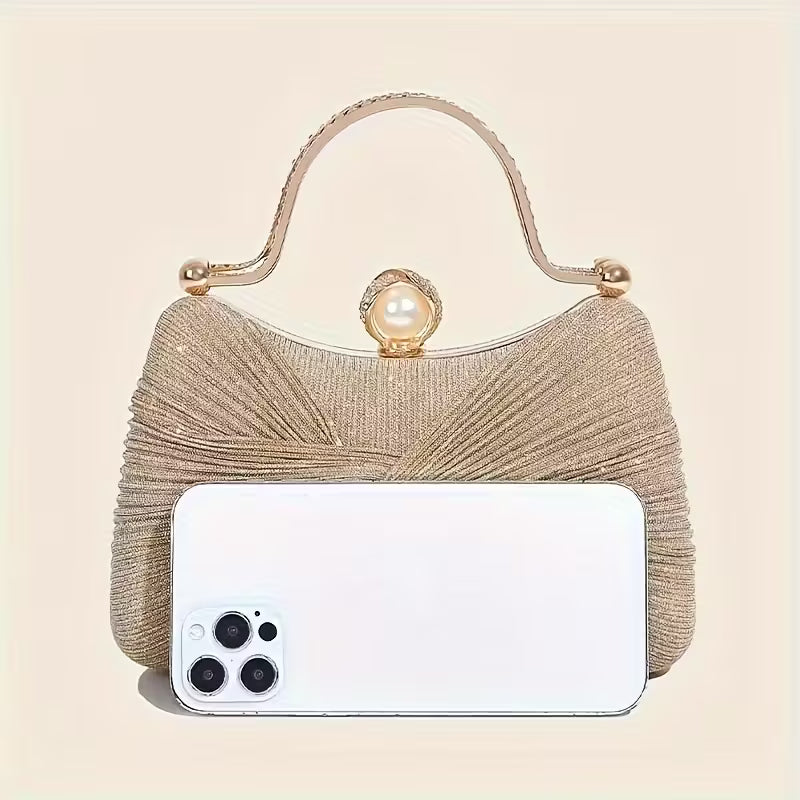 Elegant Golden Clutch Purse.