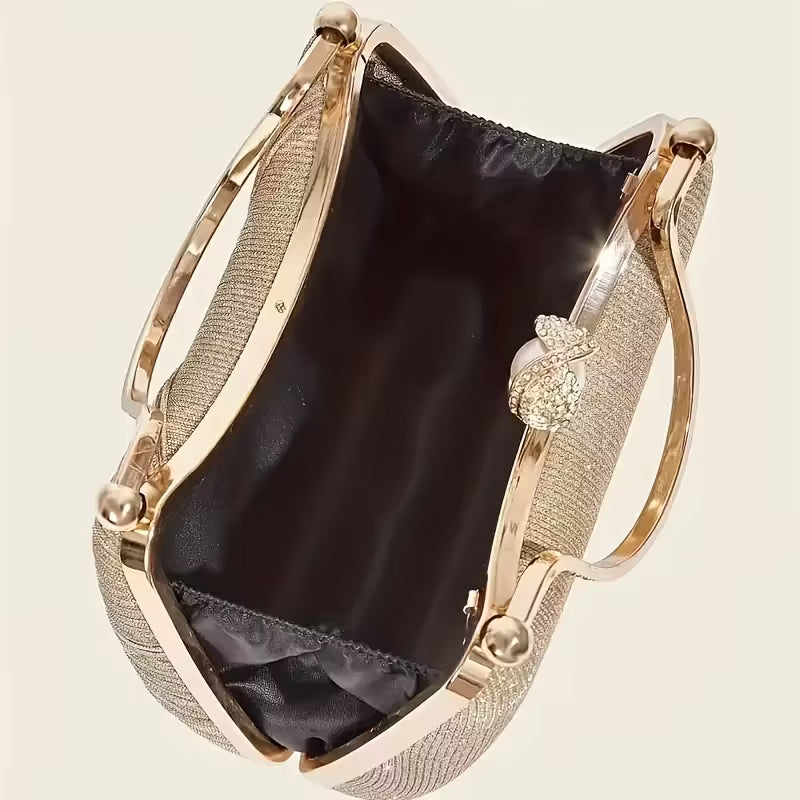 Elegant Golden Clutch Purse.