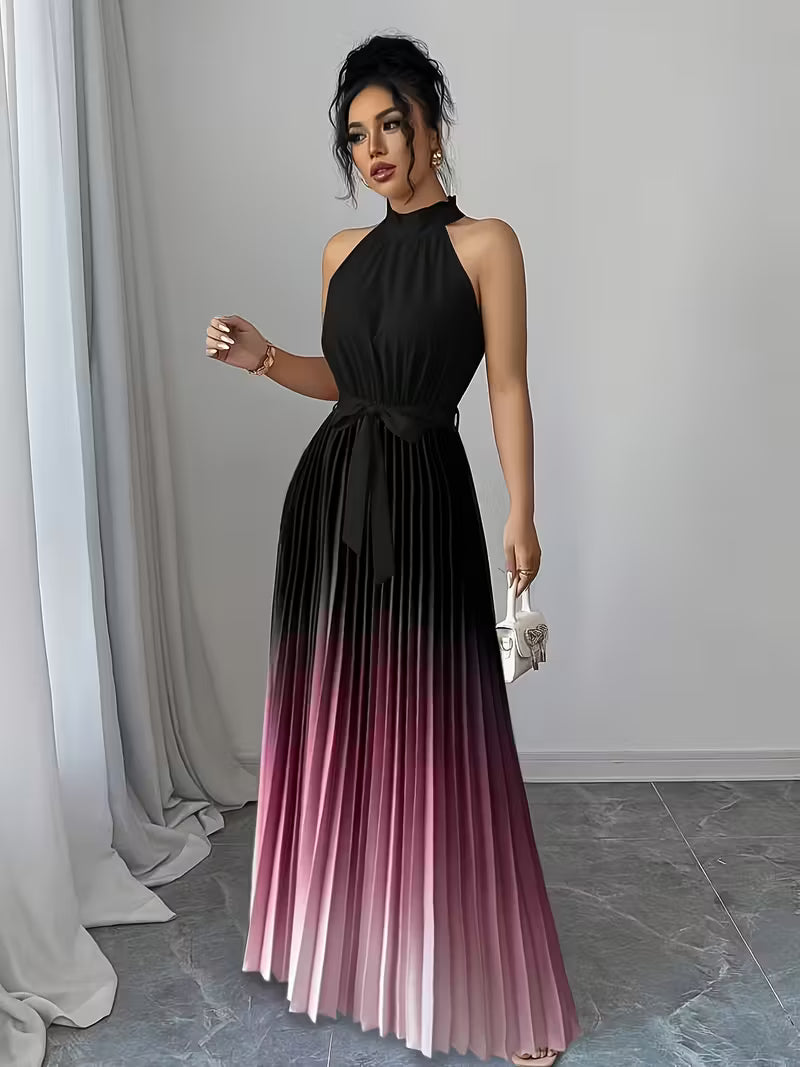 Elegant Gradient Ombre Gown.