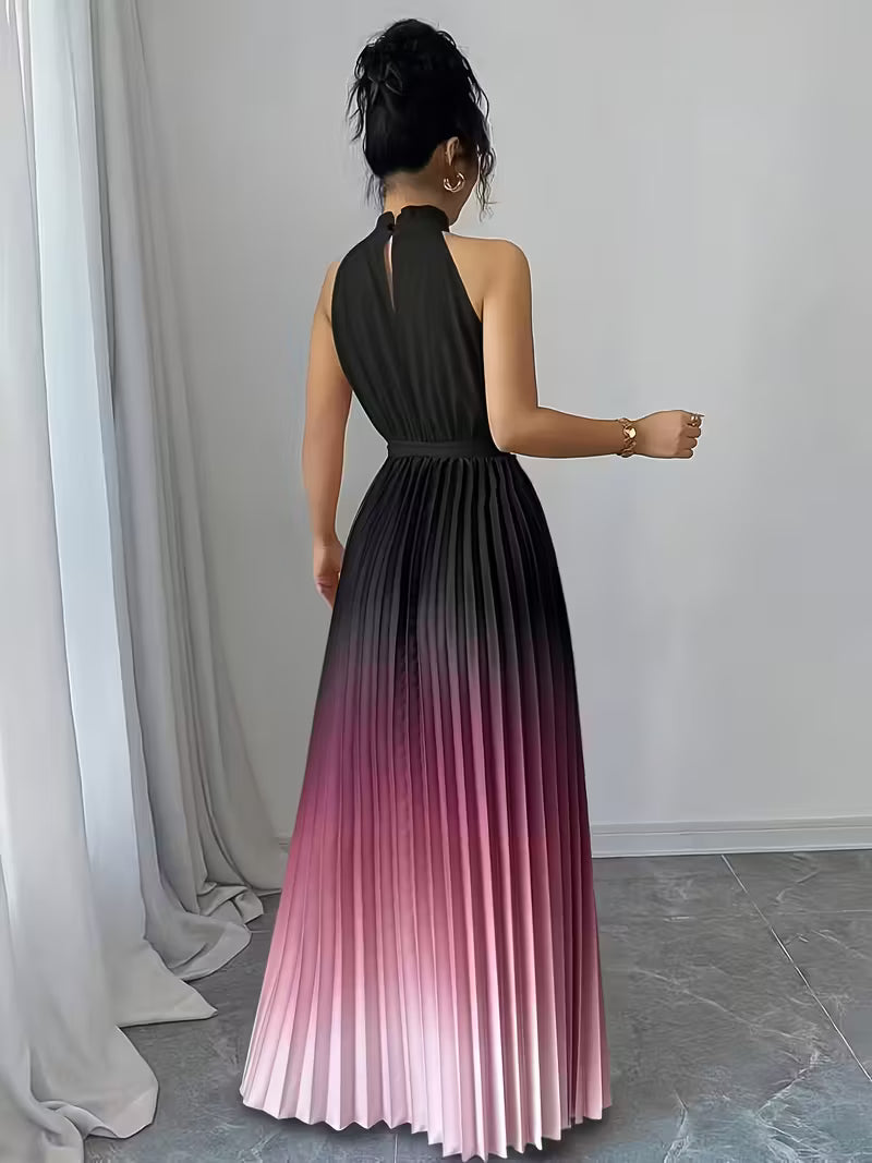 Elegant Gradient Ombre Gown.