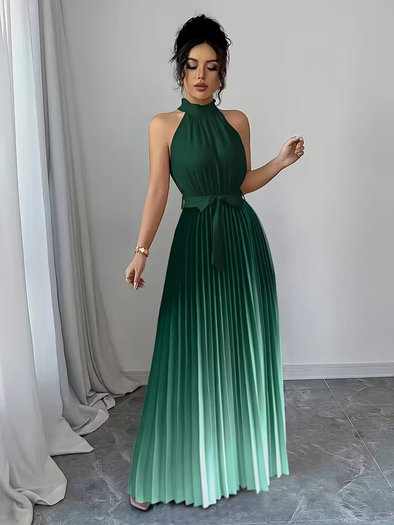 Elegant Gradient Ombre Gown.