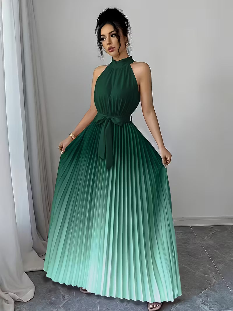 Elegant Gradient Ombre Gown.