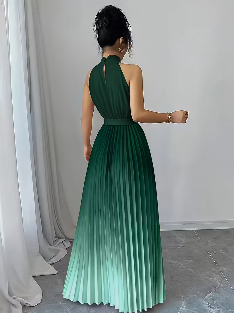 Elegant Gradient Ombre Gown.