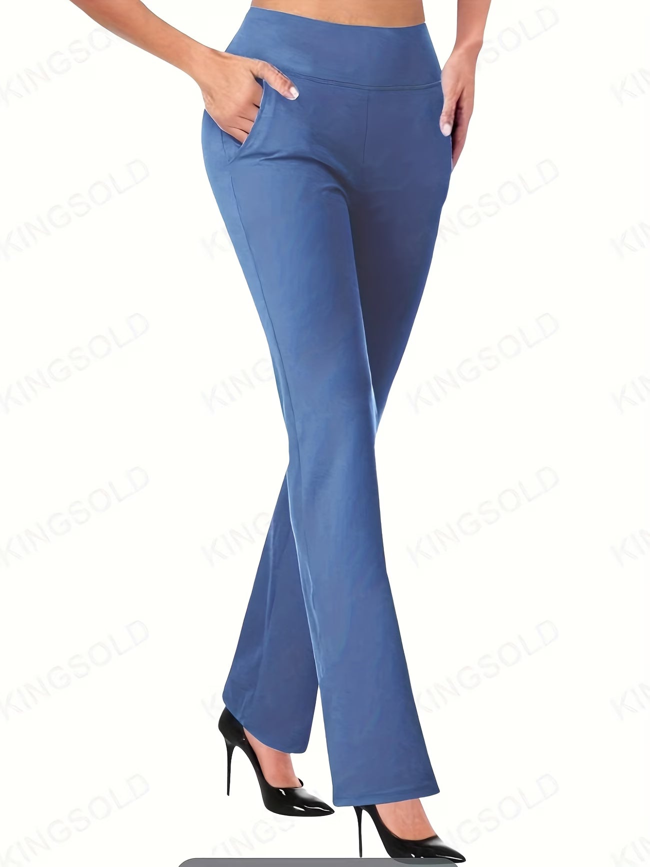 Elegant High-Waist Flare Pant.