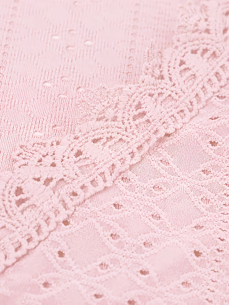Elegant Lace V-Neck Top.