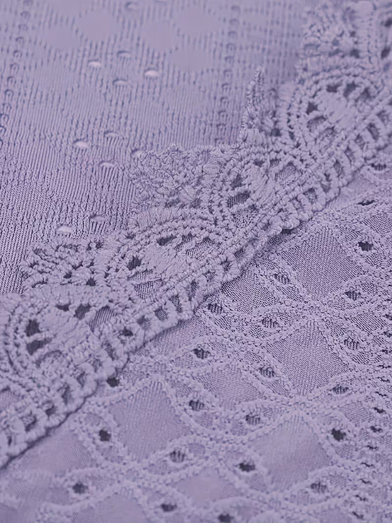 Elegant Lace V-Neck Top.
