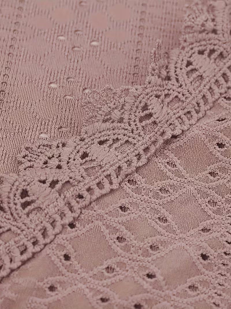Elegant Lace V-Neck Top.