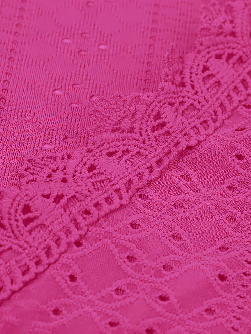 Elegant Lace V-Neck Top.