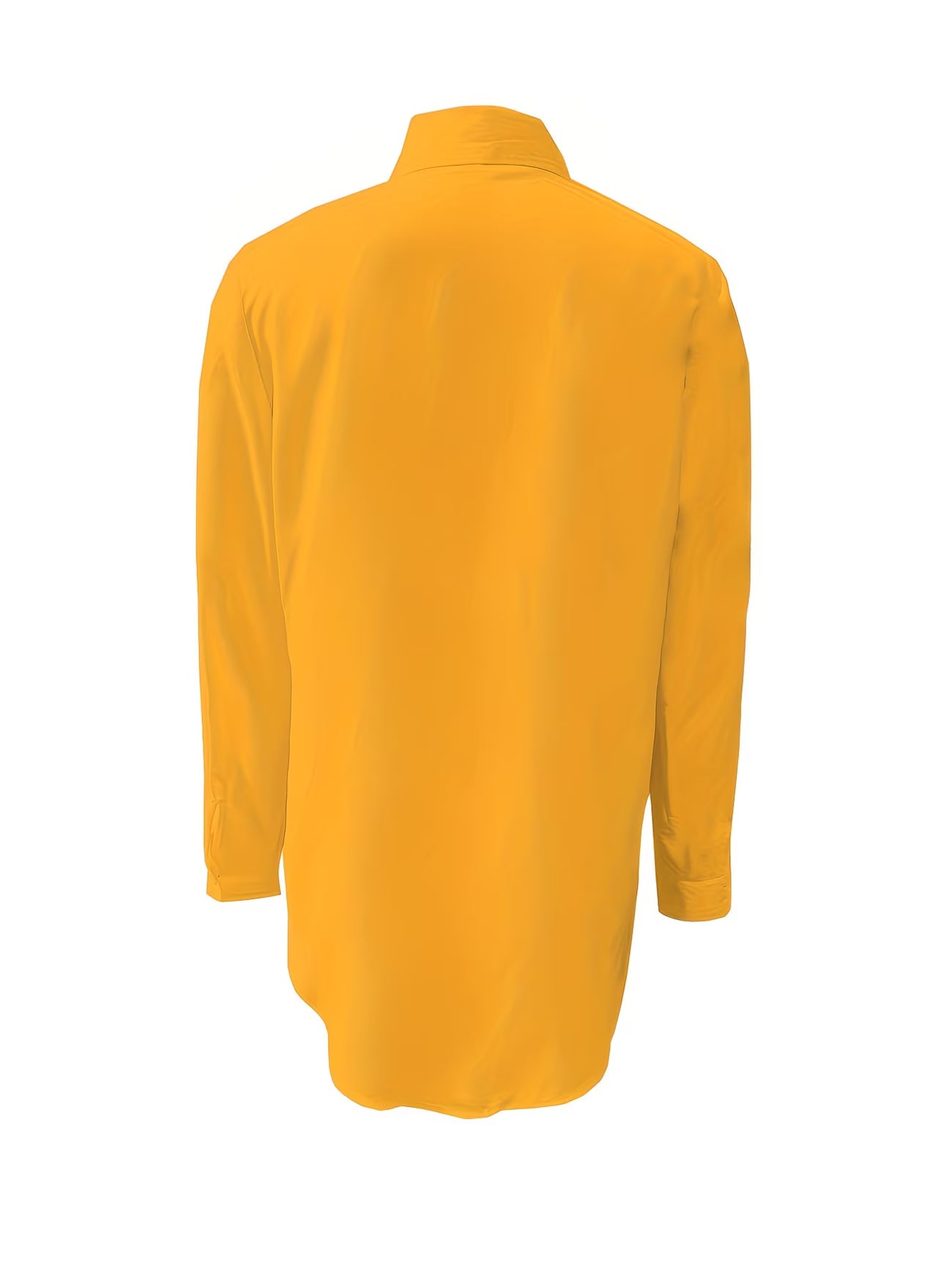 Elegant Long Sleeve Button-Front Office Shirt.
