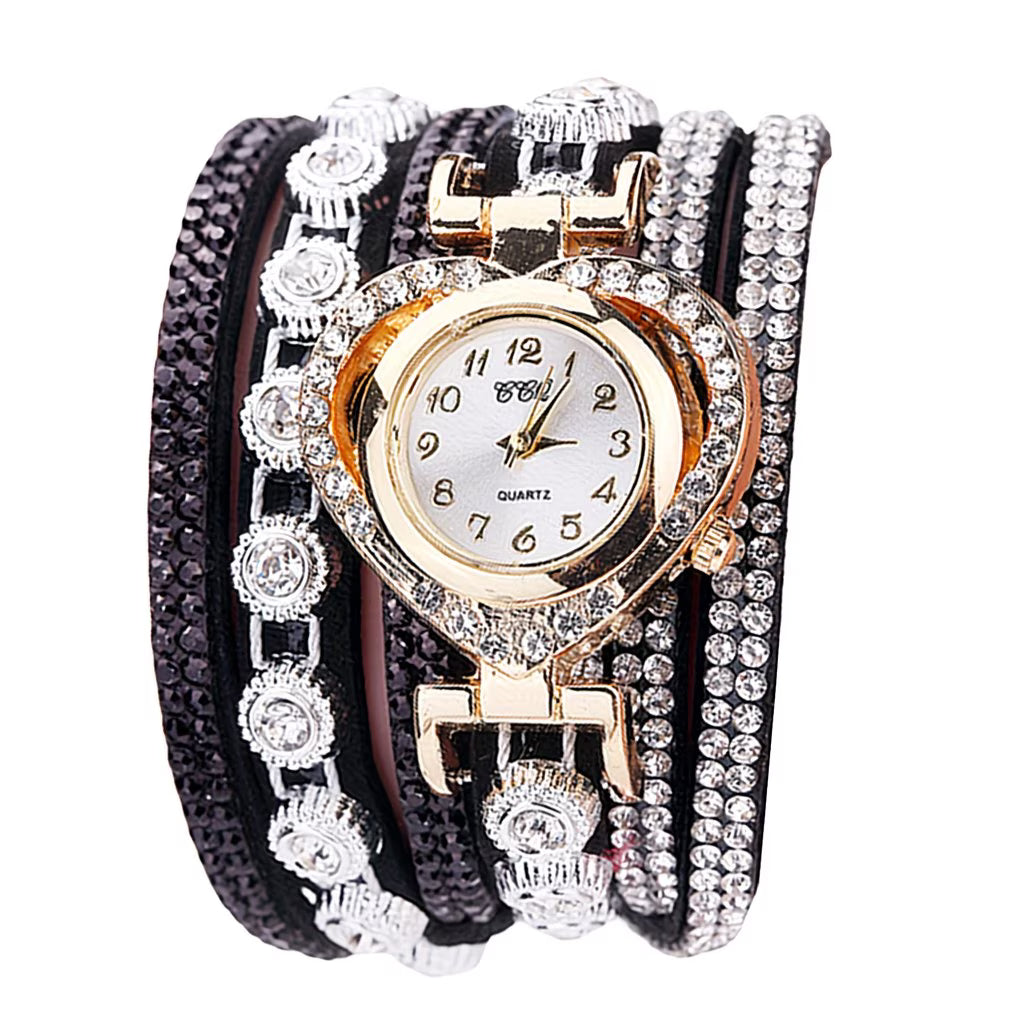 Elegant Multi-Layer Wrap Watch.