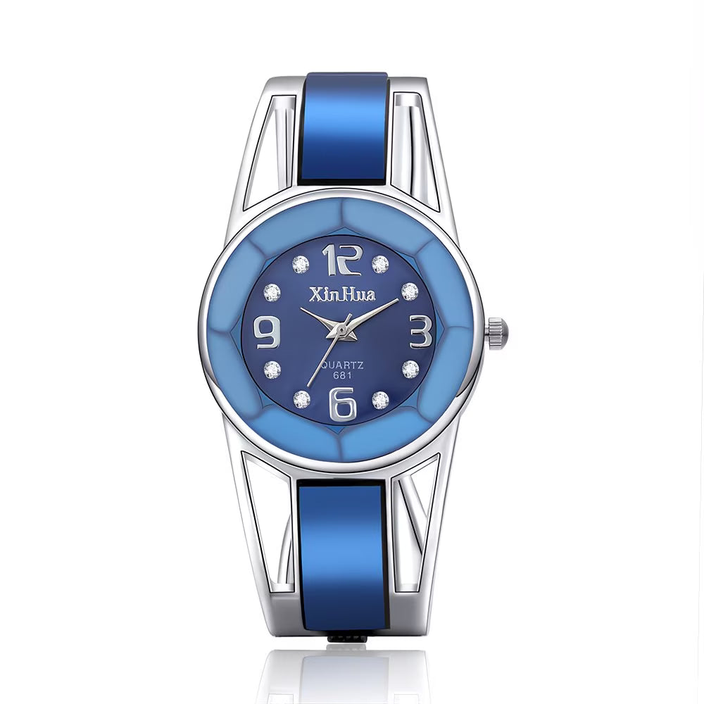 Elegant Round Analog Trendy Women’s Luxury Bracelet Watch.