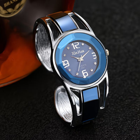 Elegant Round Analog Trendy Women’s Luxury Bracelet Watch.