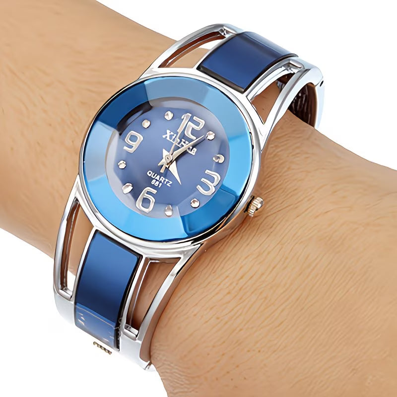 Elegant Round Analog Trendy Women’s Luxury Bracelet Watch.