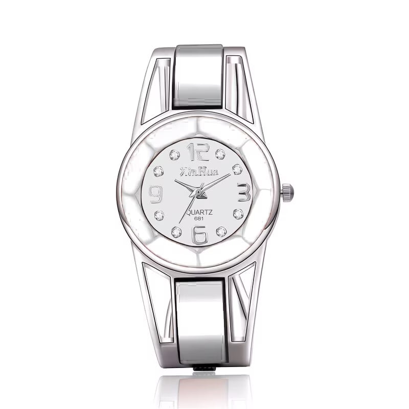 Elegant Round Analog Trendy Women’s Luxury Bracelet Watch.