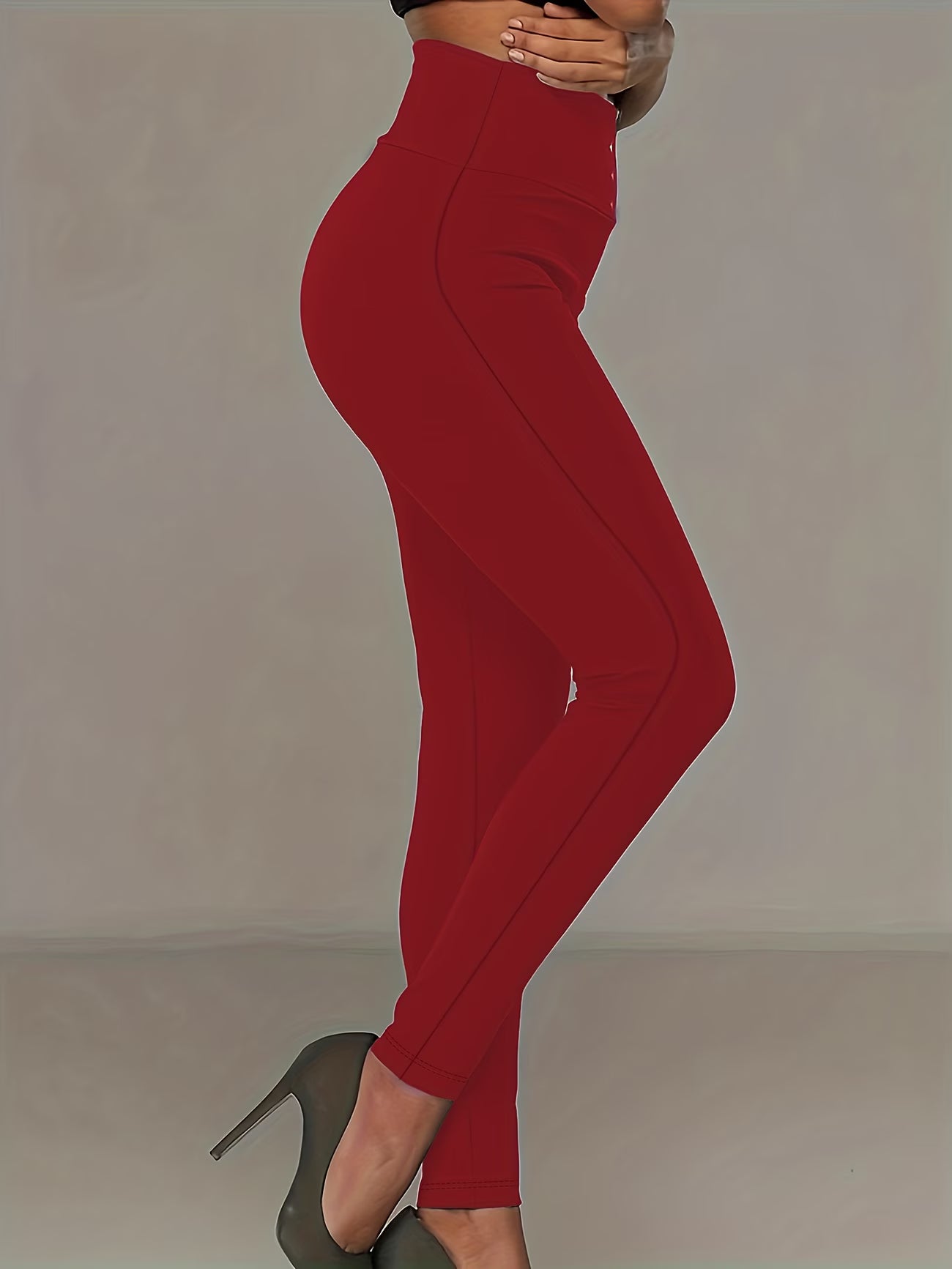 Elegant Shaping Tights with Pearl-Style Accents.