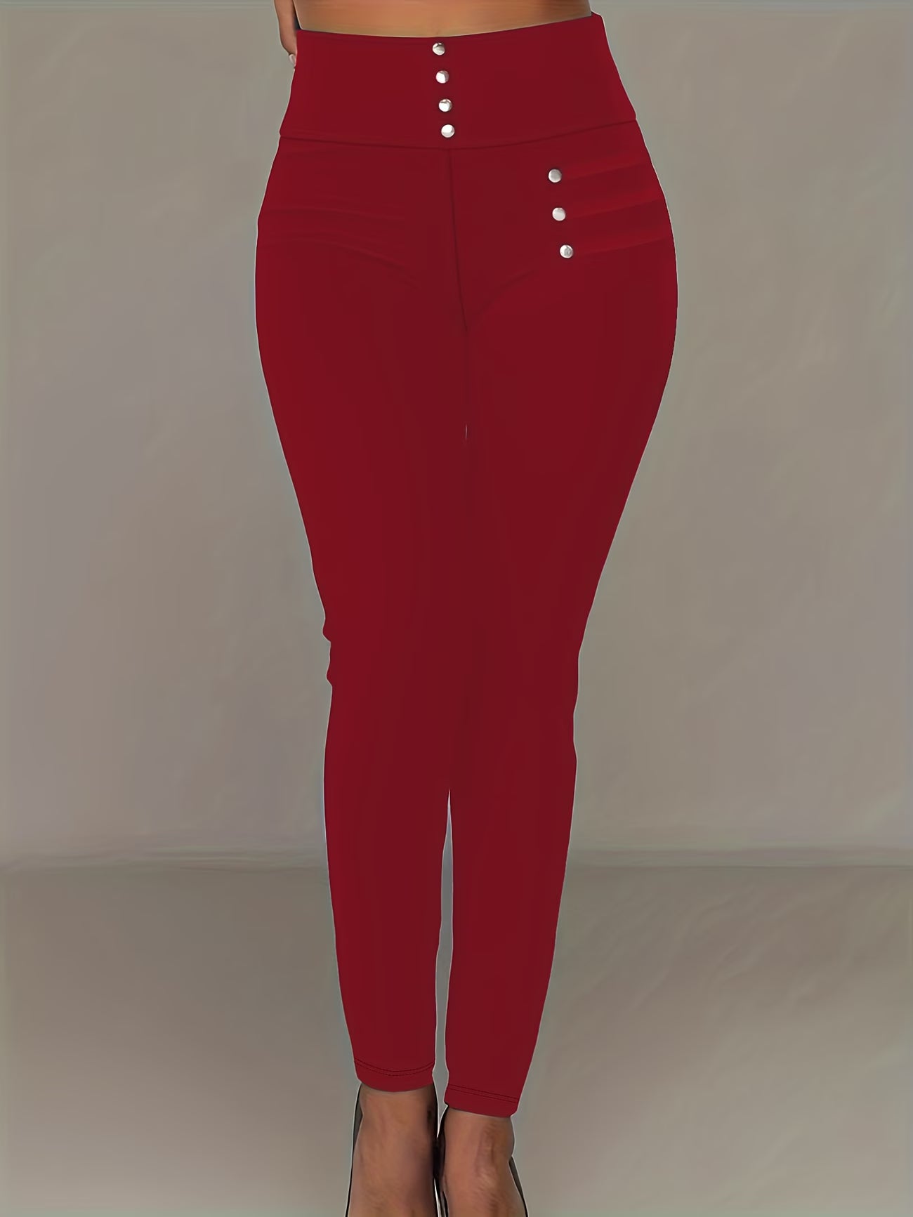 Elegant Shaping Tights with Pearl-Style Accents.