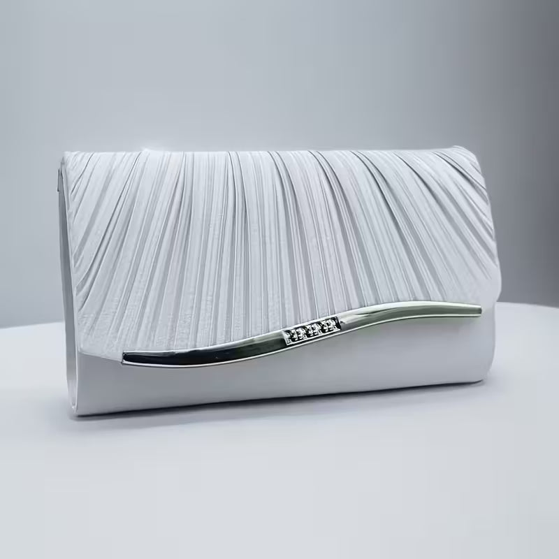 Elegant Striped Clutch Handbag.