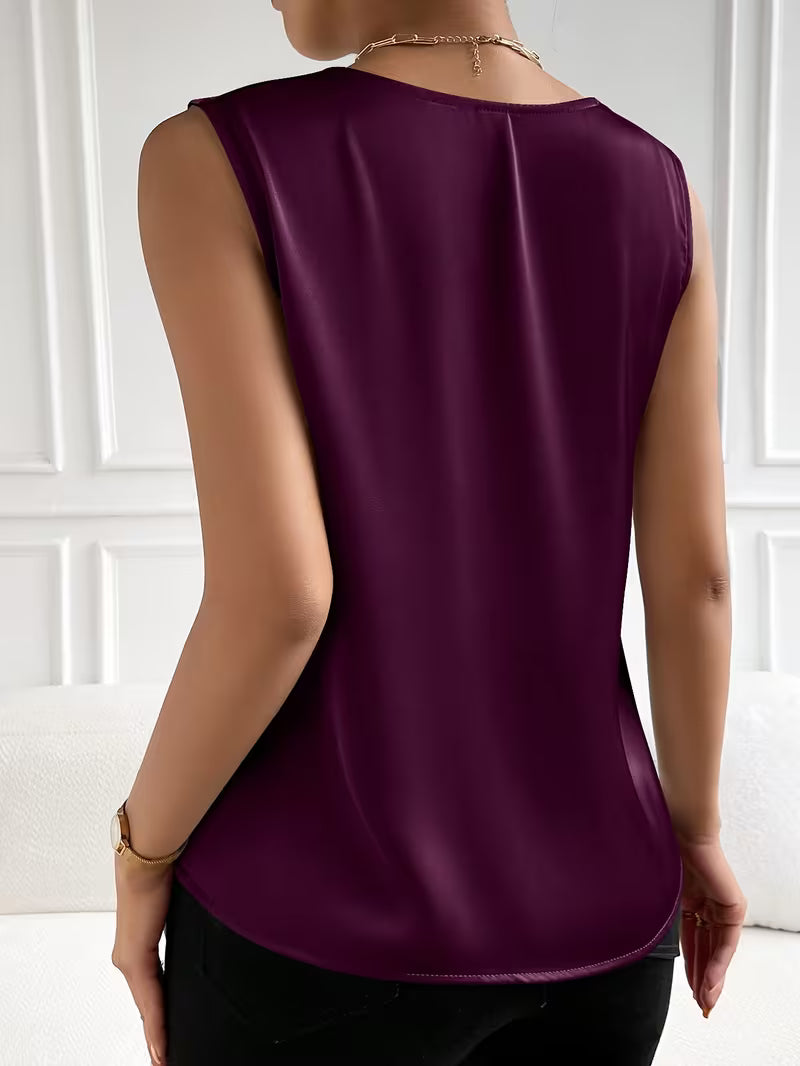 Elegant V-Neck Party Tops.