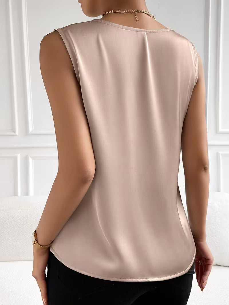 Elegant V-Neck Party Tops.