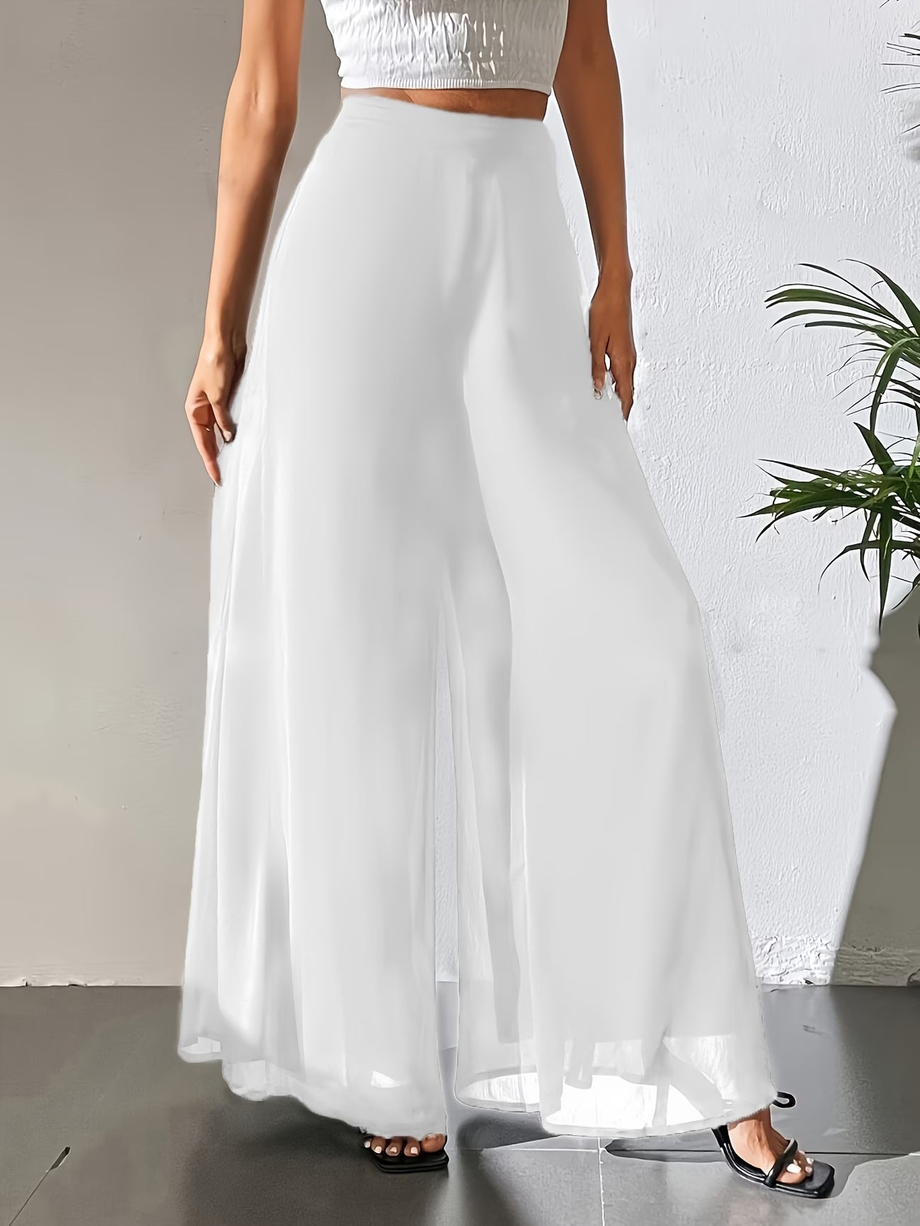 Elegant Wide-Leg Trousers.