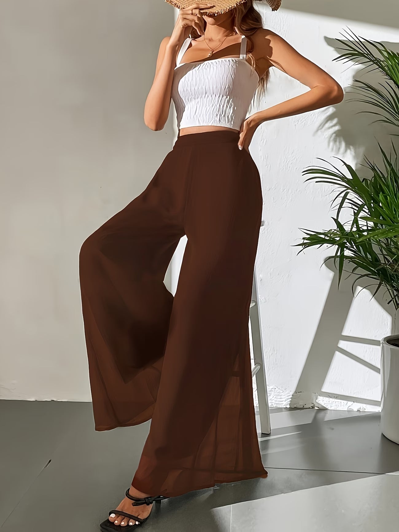 Elegant Wide-Leg Trousers.