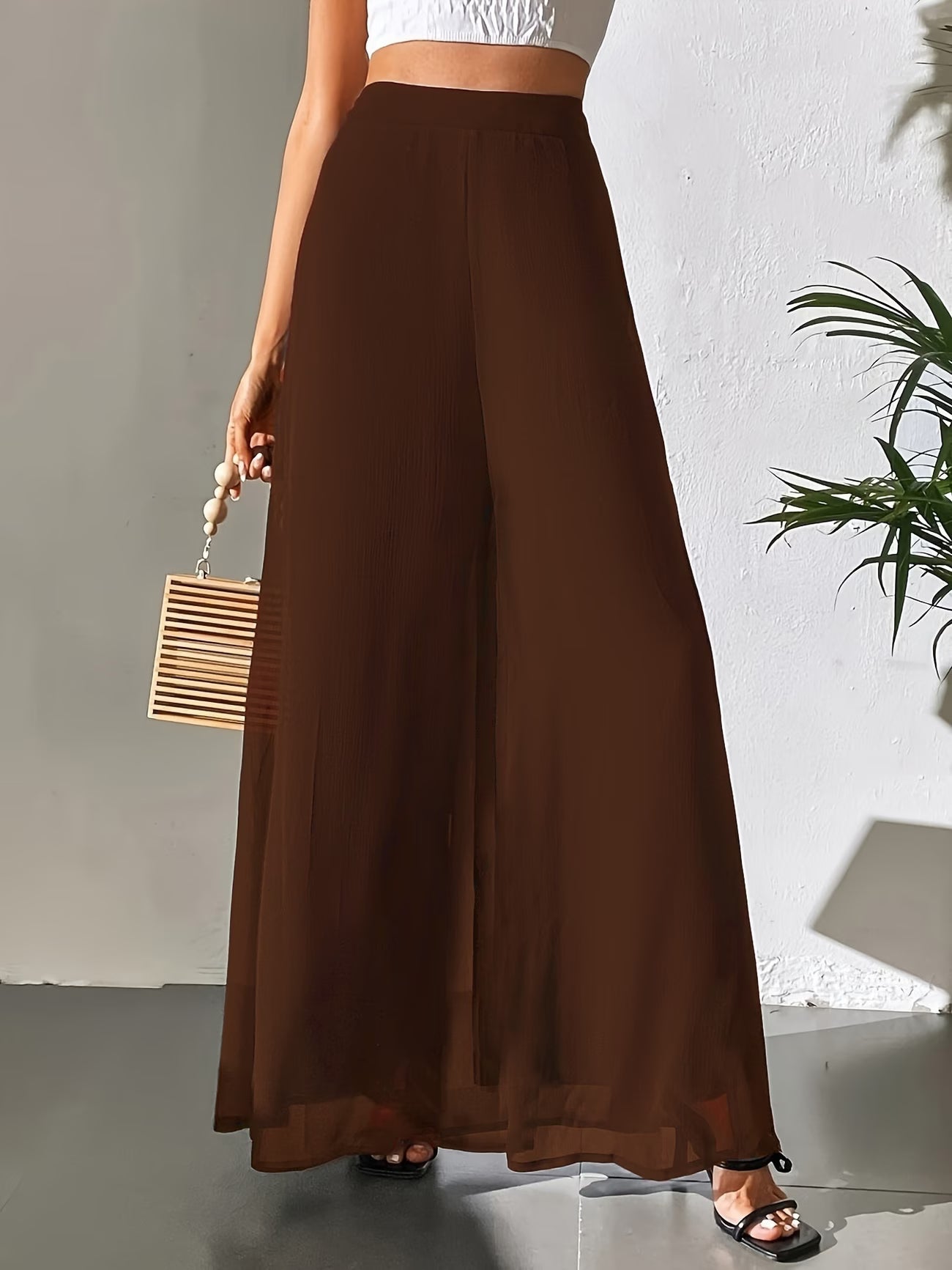 Elegant Wide-Leg Trousers.