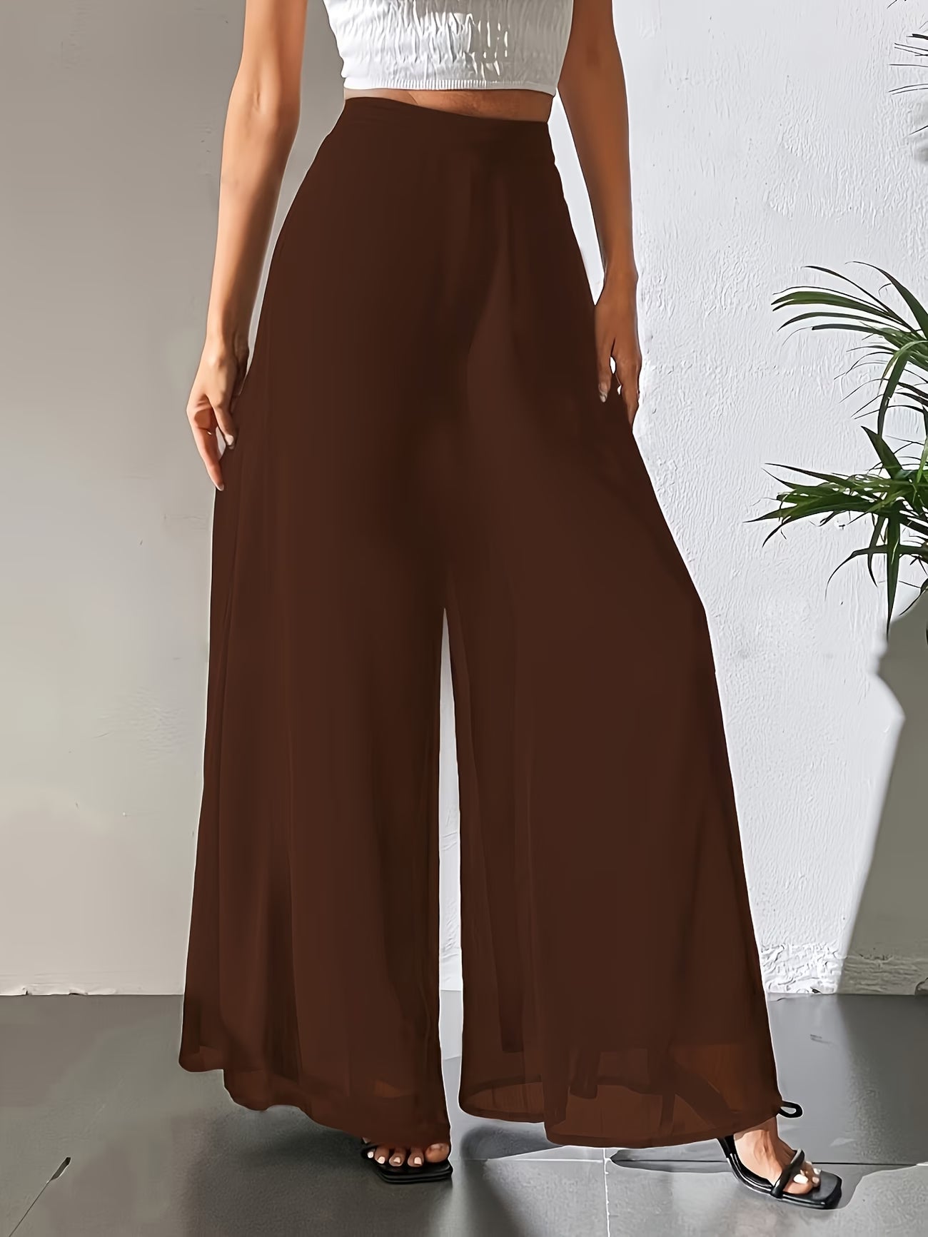 Elegant Wide-Leg Trousers.