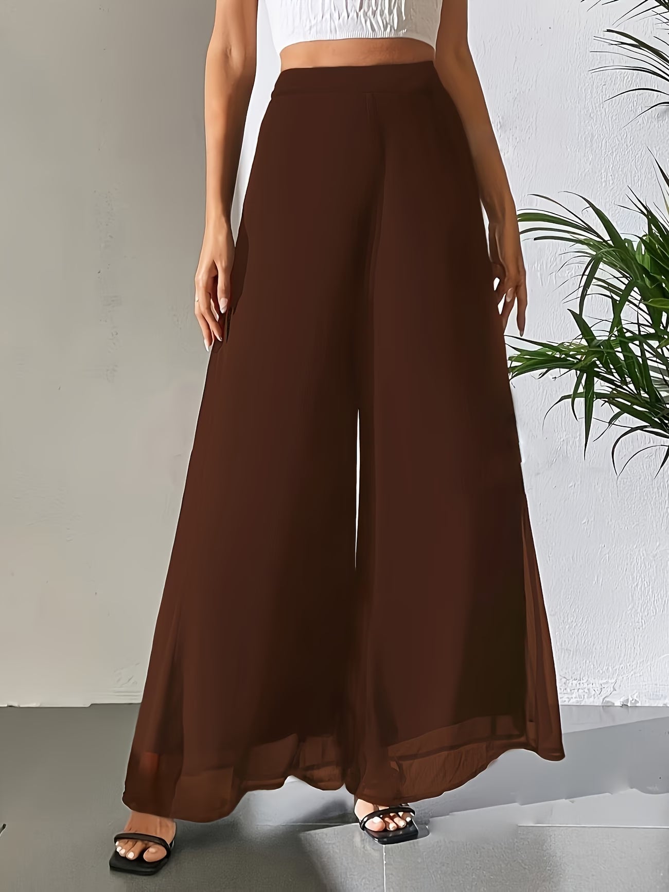 Elegant Wide-Leg Trousers.