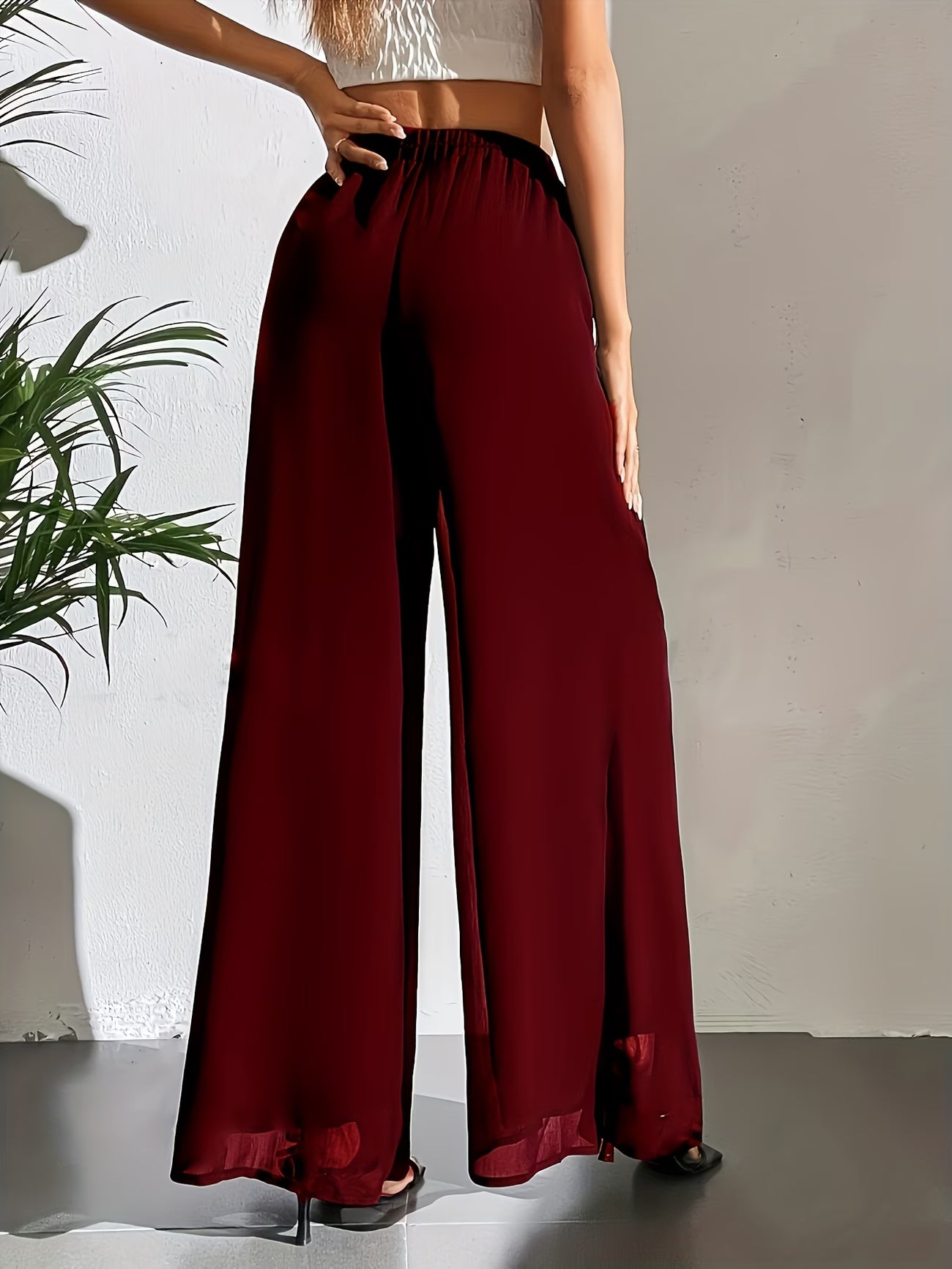 Elegant Wide-Leg Trousers.