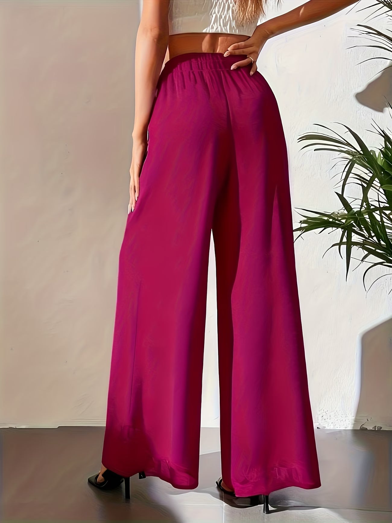Elegant Wide-Leg Trousers.