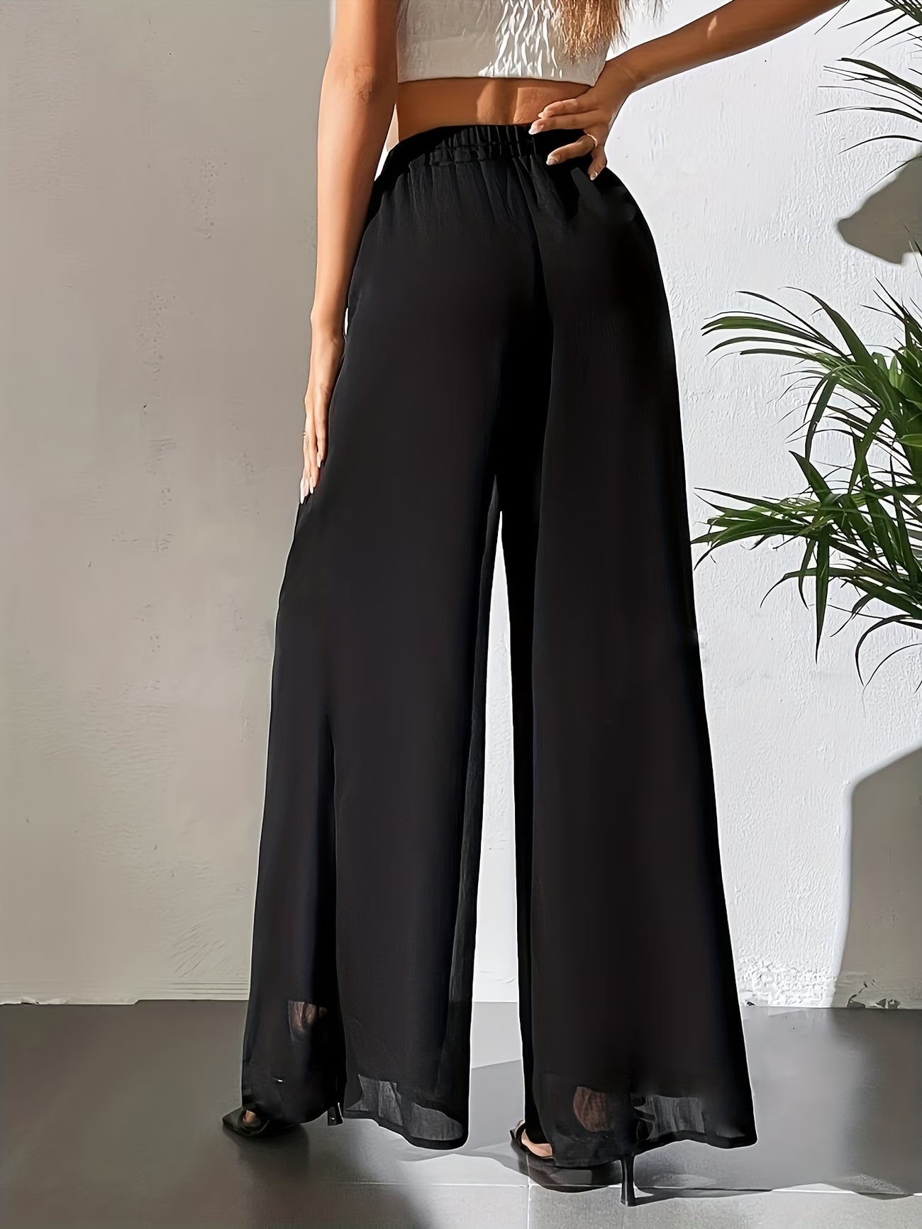 Elegant Wide-Leg Trousers.