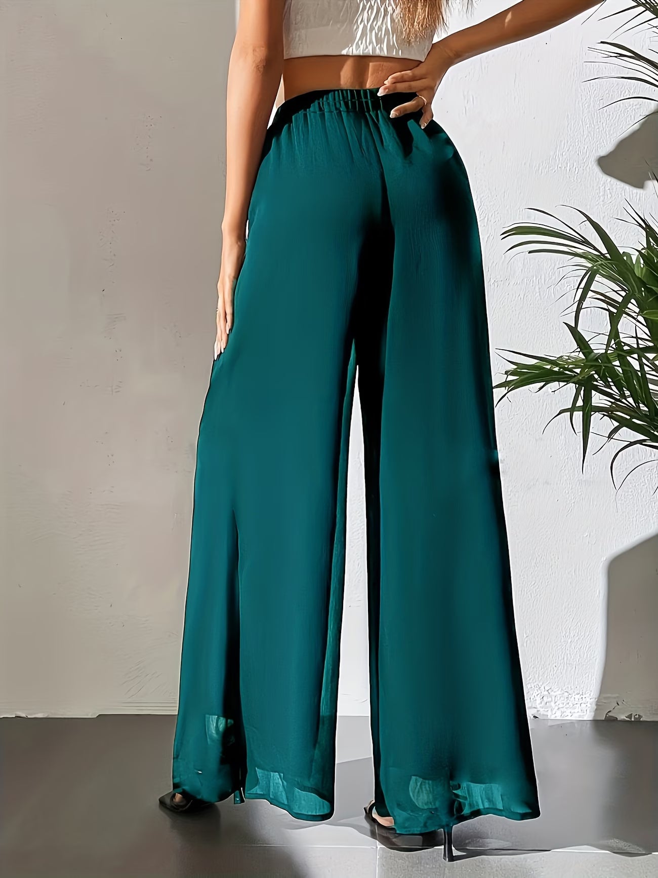 Elegant Wide-Leg Trousers.