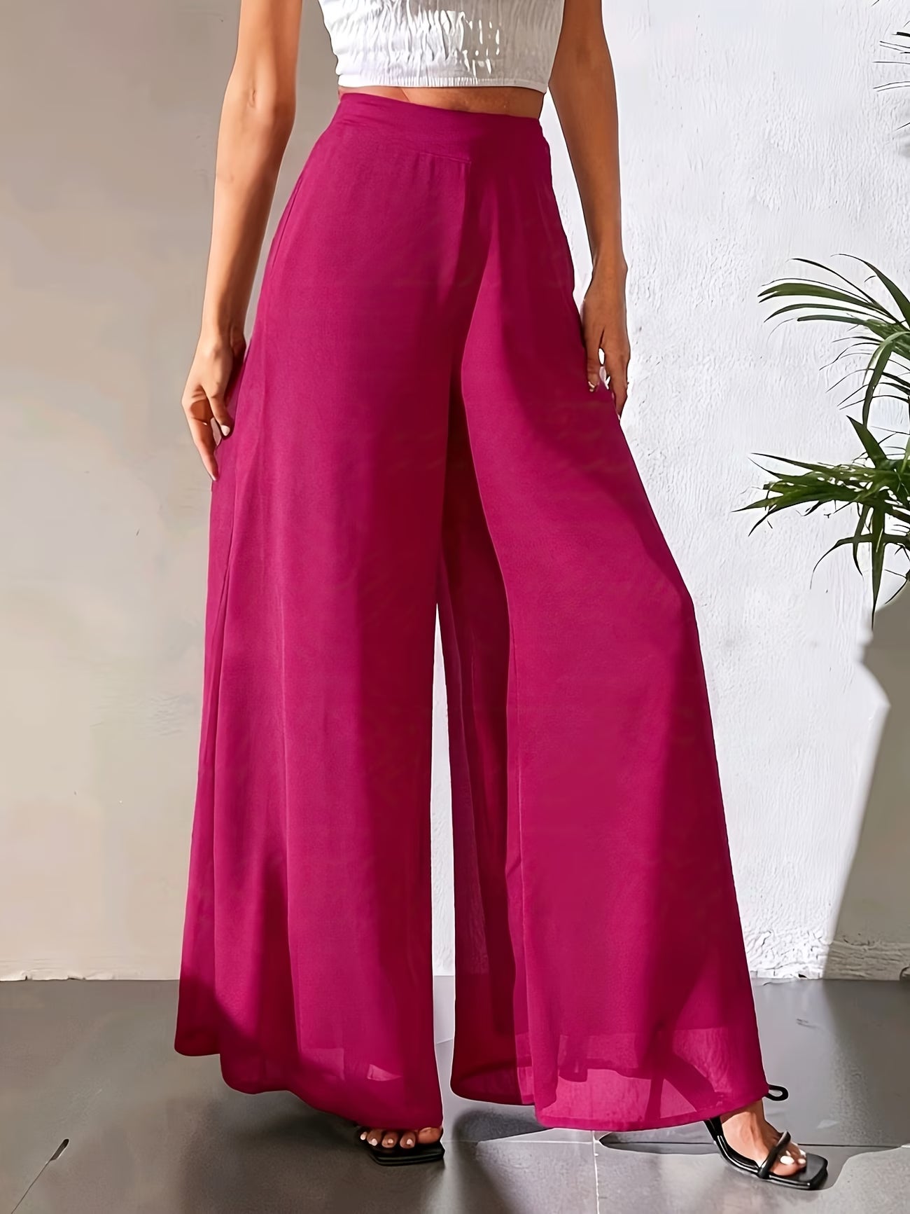 Elegant Wide-Leg Trousers.