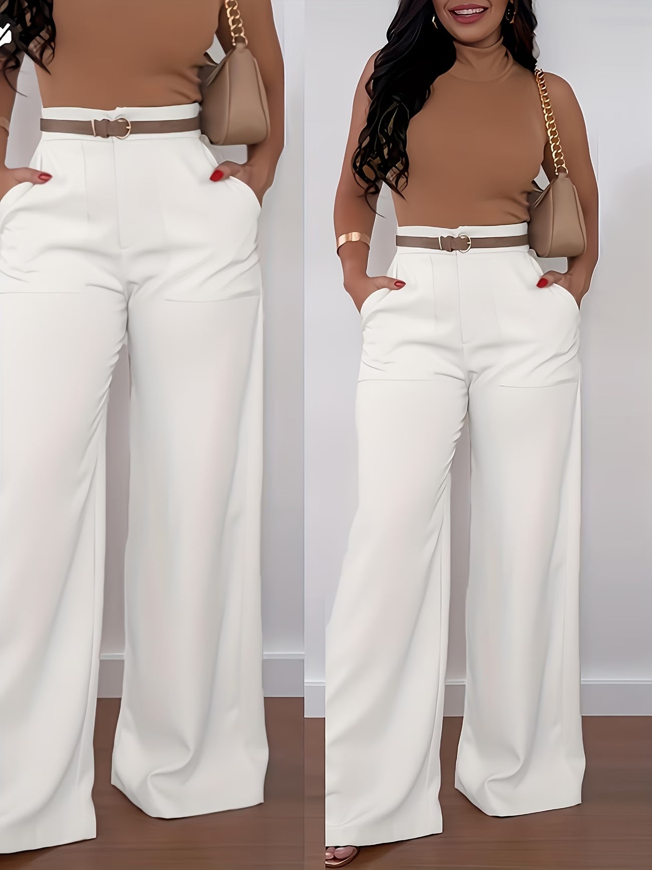 Elegant Wide-Leg Trousers.