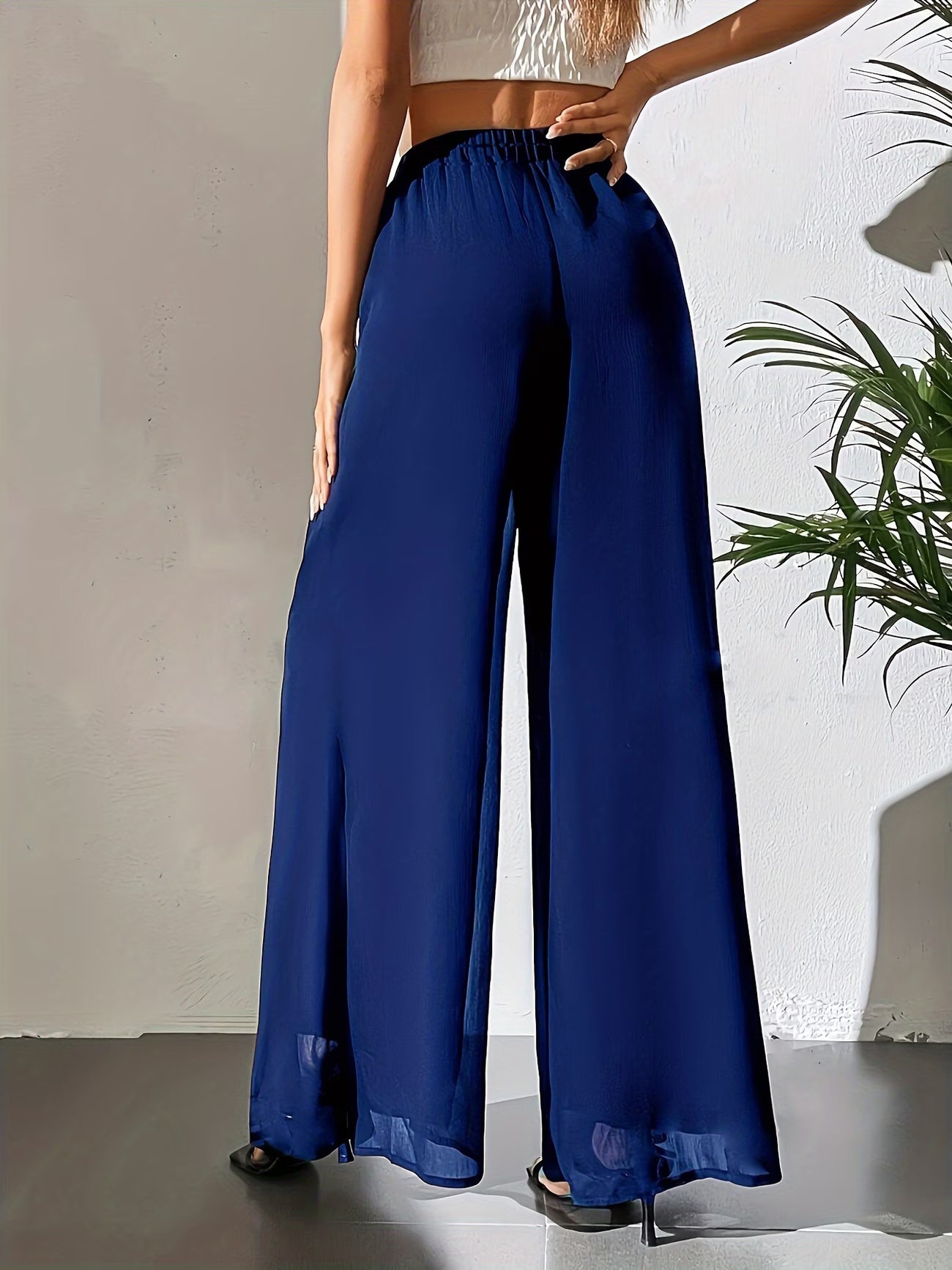 Elegant Wide-Leg Trousers.