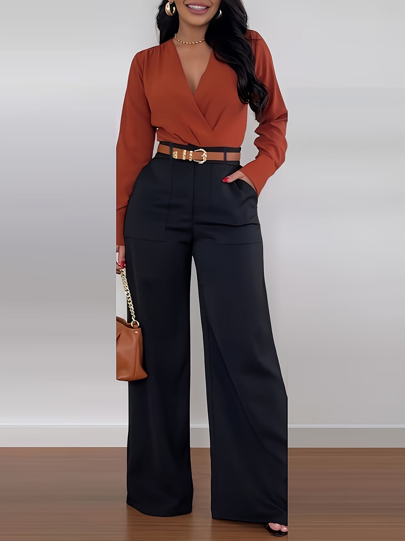 Elegant Wide-Leg Trousers.