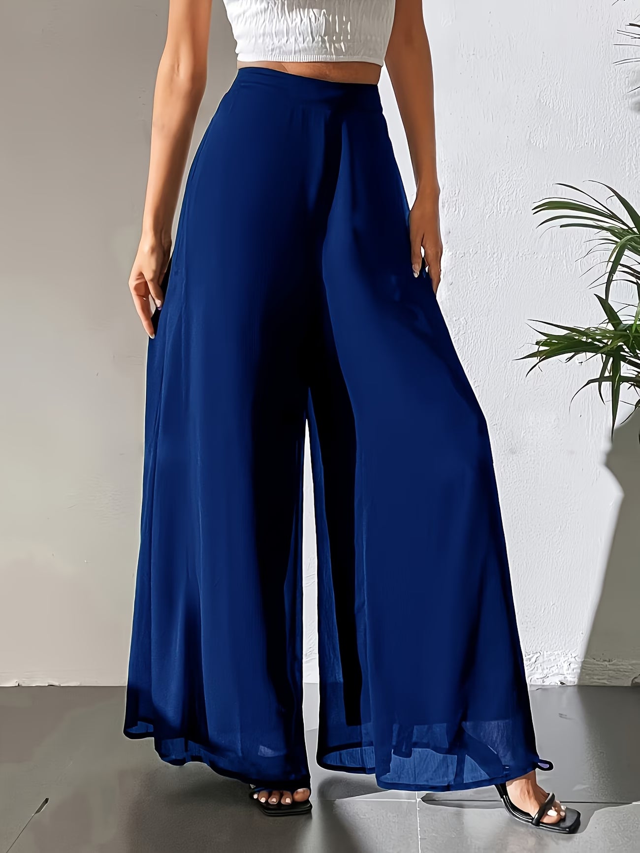 Elegant Wide-Leg Trousers.