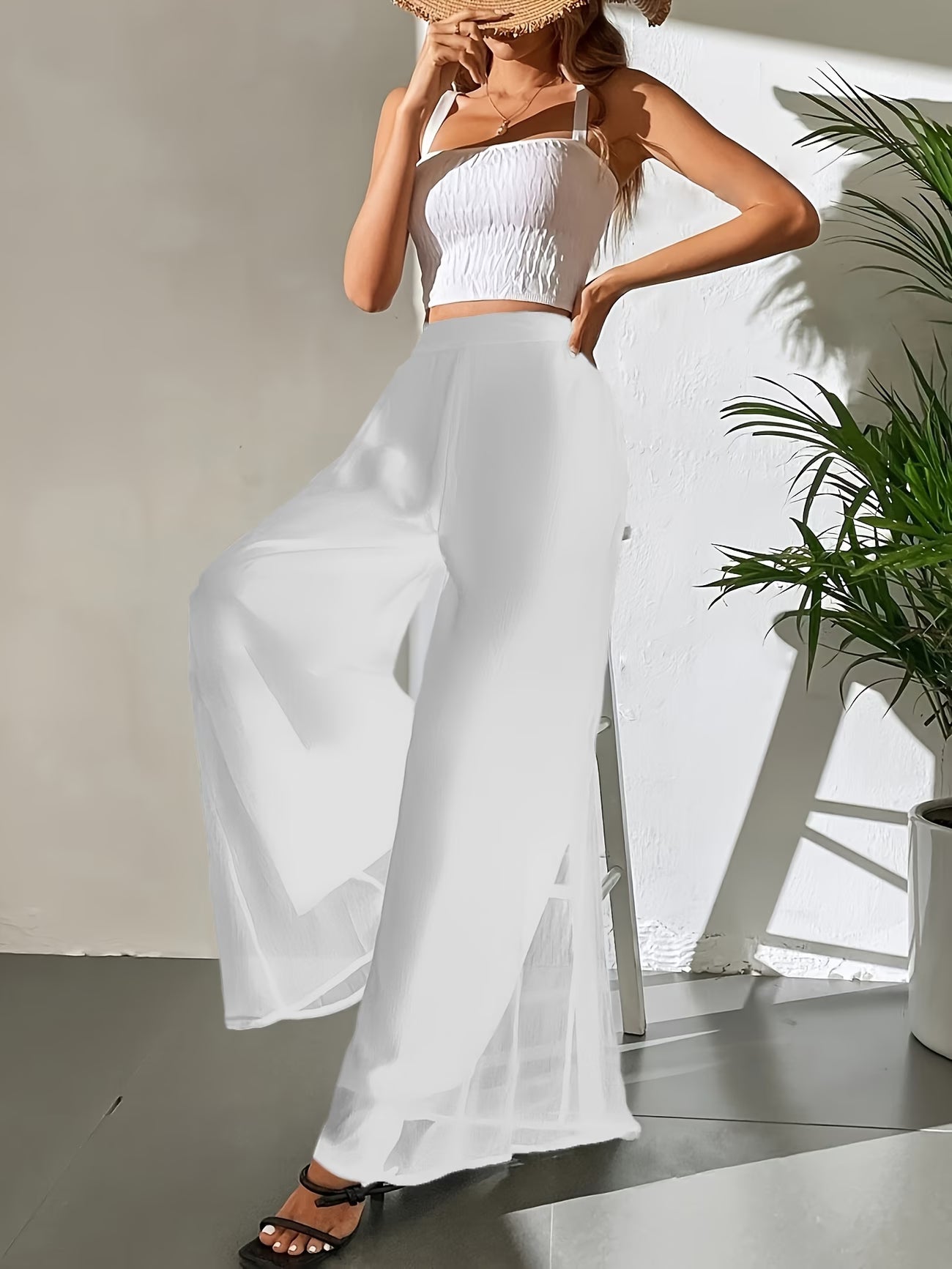 Elegant Wide-Leg Trousers.